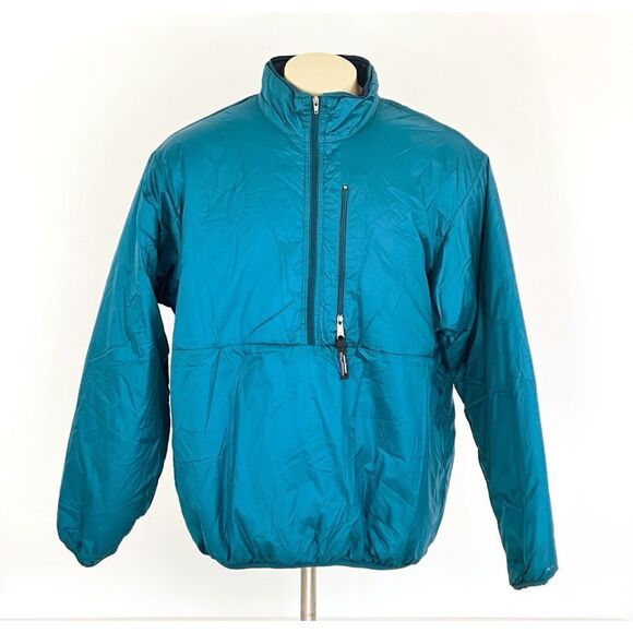 Rare Vintage PATAGONIA PUFFBALL HALF ZIPP
PULLOVER in Deep Teal Size XL / USA - Picture 1 of 12